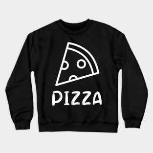 I Wonder If Pizza Thinks About Me Too Food Lover Crewneck Sweatshirt